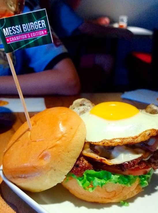 Messi Burger de Hard Rock Café