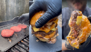 algunos pasos de la receta