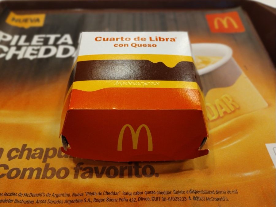 McDonald's - Cuarto de Libra con Queso 